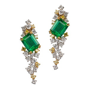 Columbian Emerald | Yellow and White Diamonds Suite