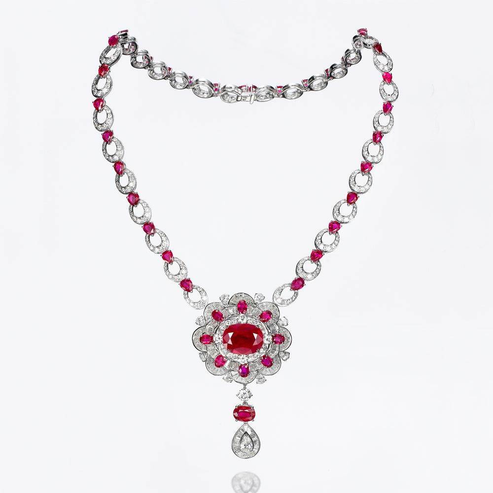 The Heirloom | Ruby Diamond | Necklace