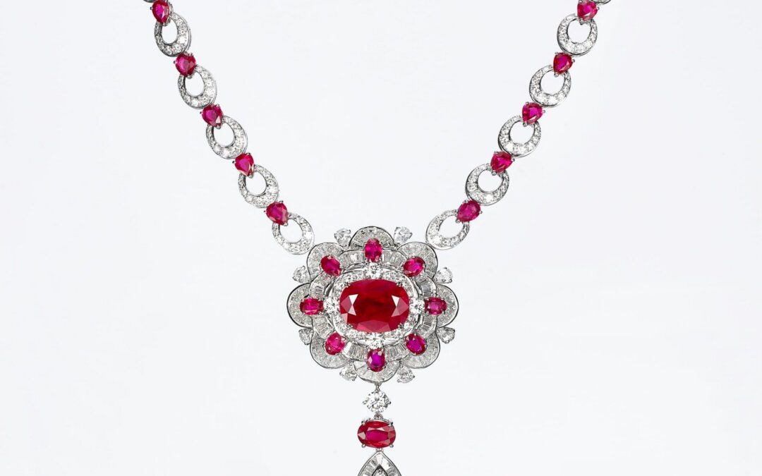 Ruby and Diamond Ruby Necklace