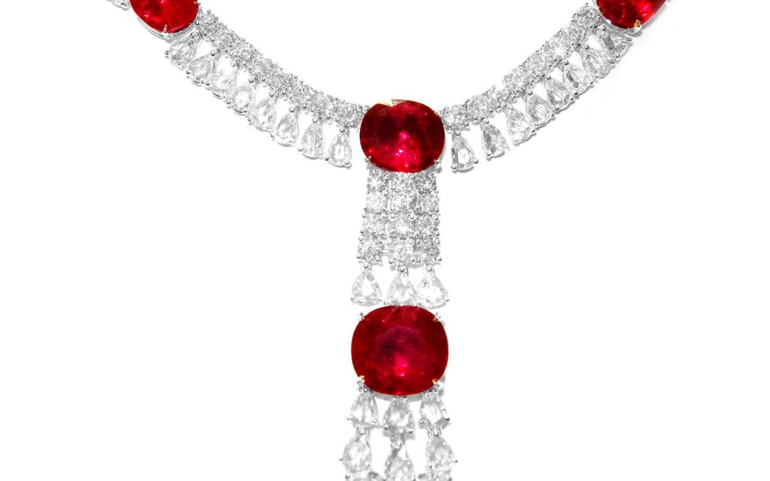Ruby and Diamond Ruby Necklace