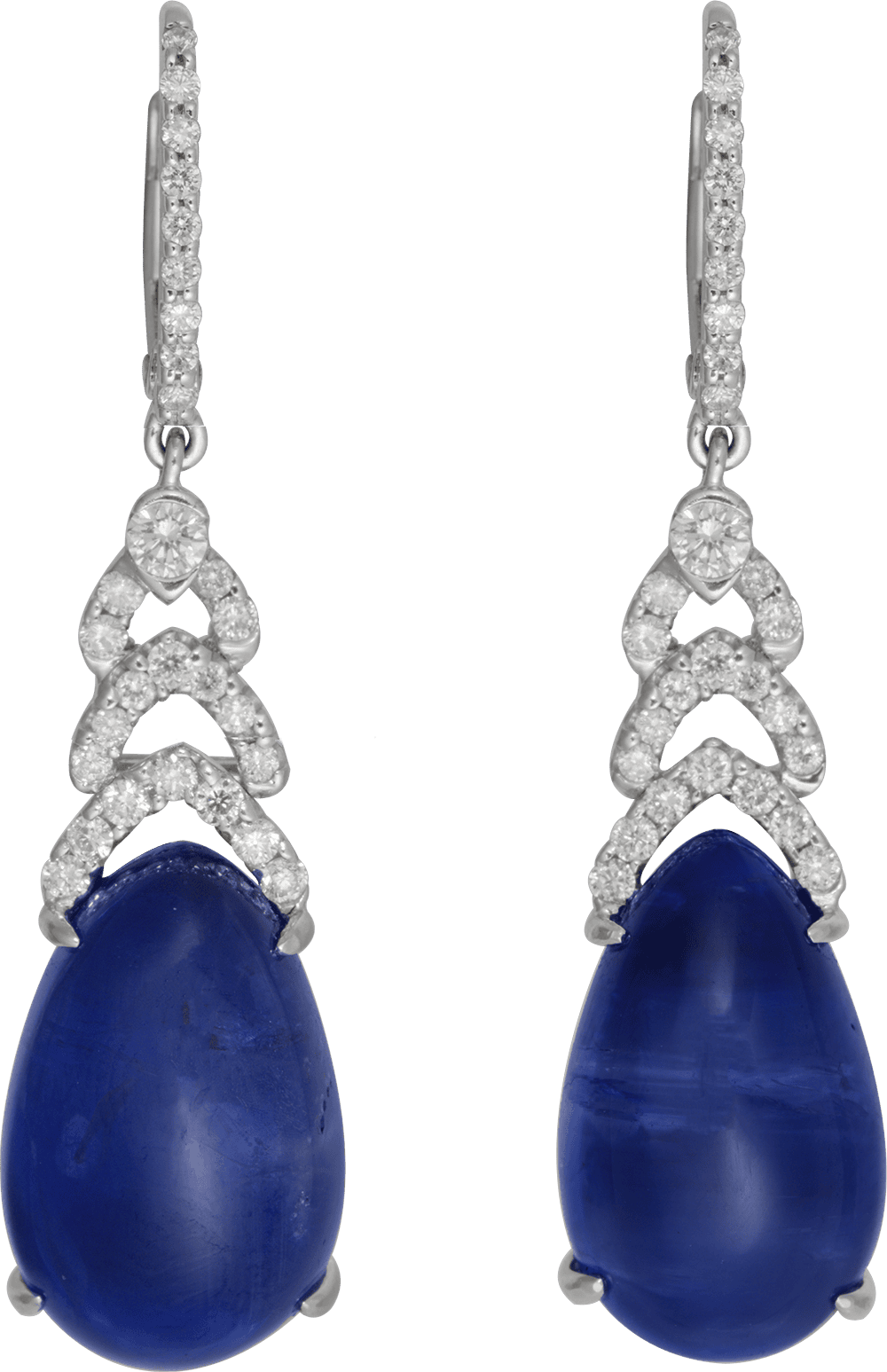 Royal Blue Sapphire Diamond Ring