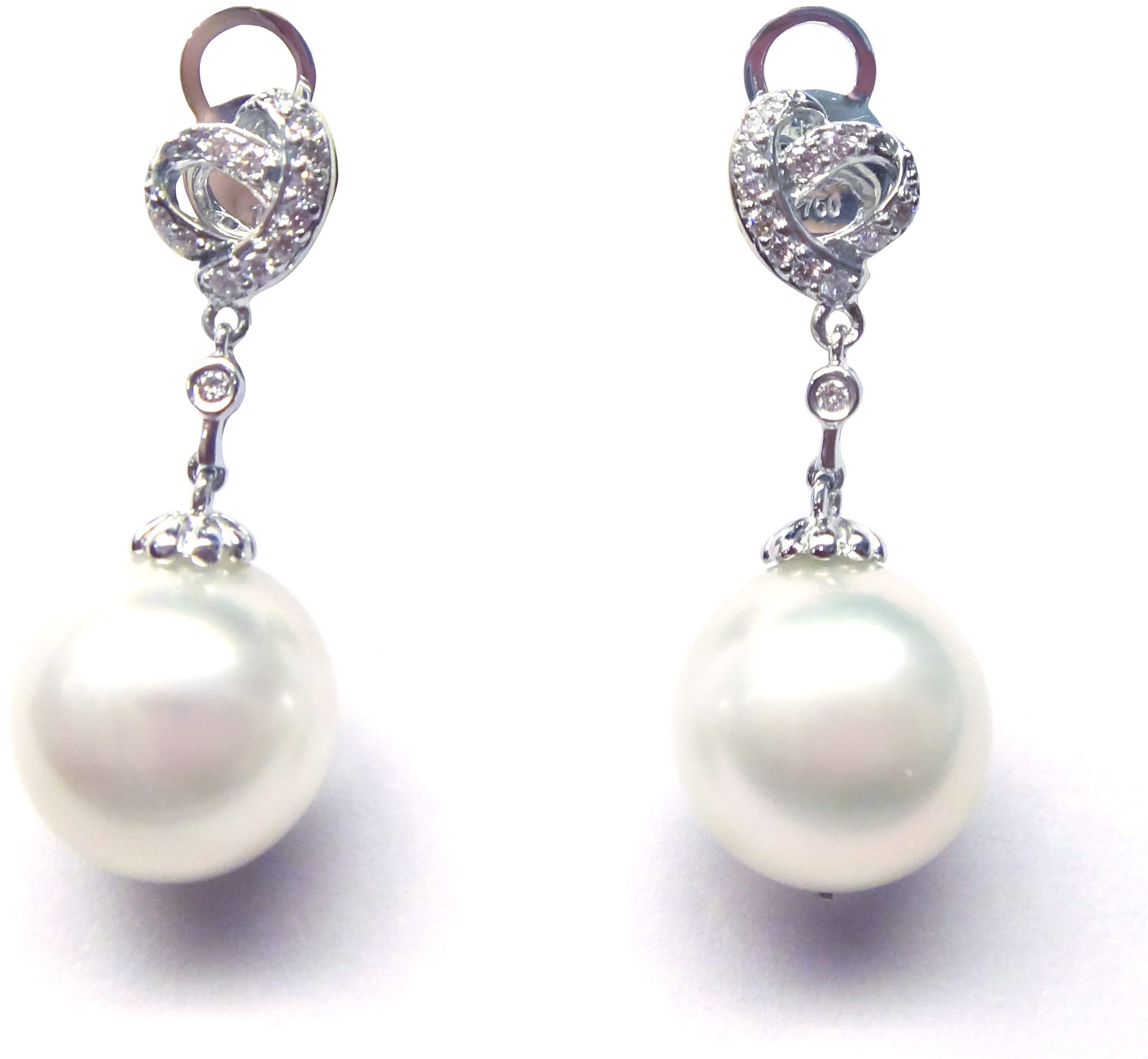 White South Sea Pearl Paraiba Diamond Suite