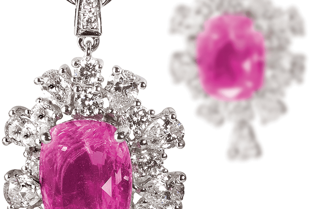 Royal Fancy Sapphire and Diamond Earrings by Hatta