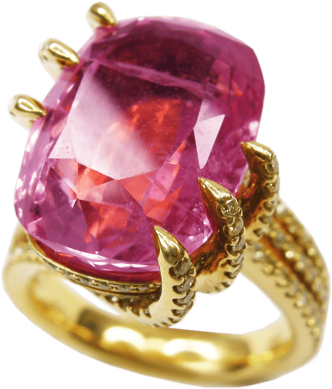 Royal Padparadscha sapphire Ring by Hatta