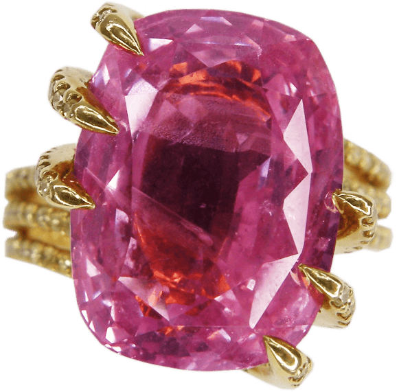 Royal Padparadscha sapphire Ring by Hatta
