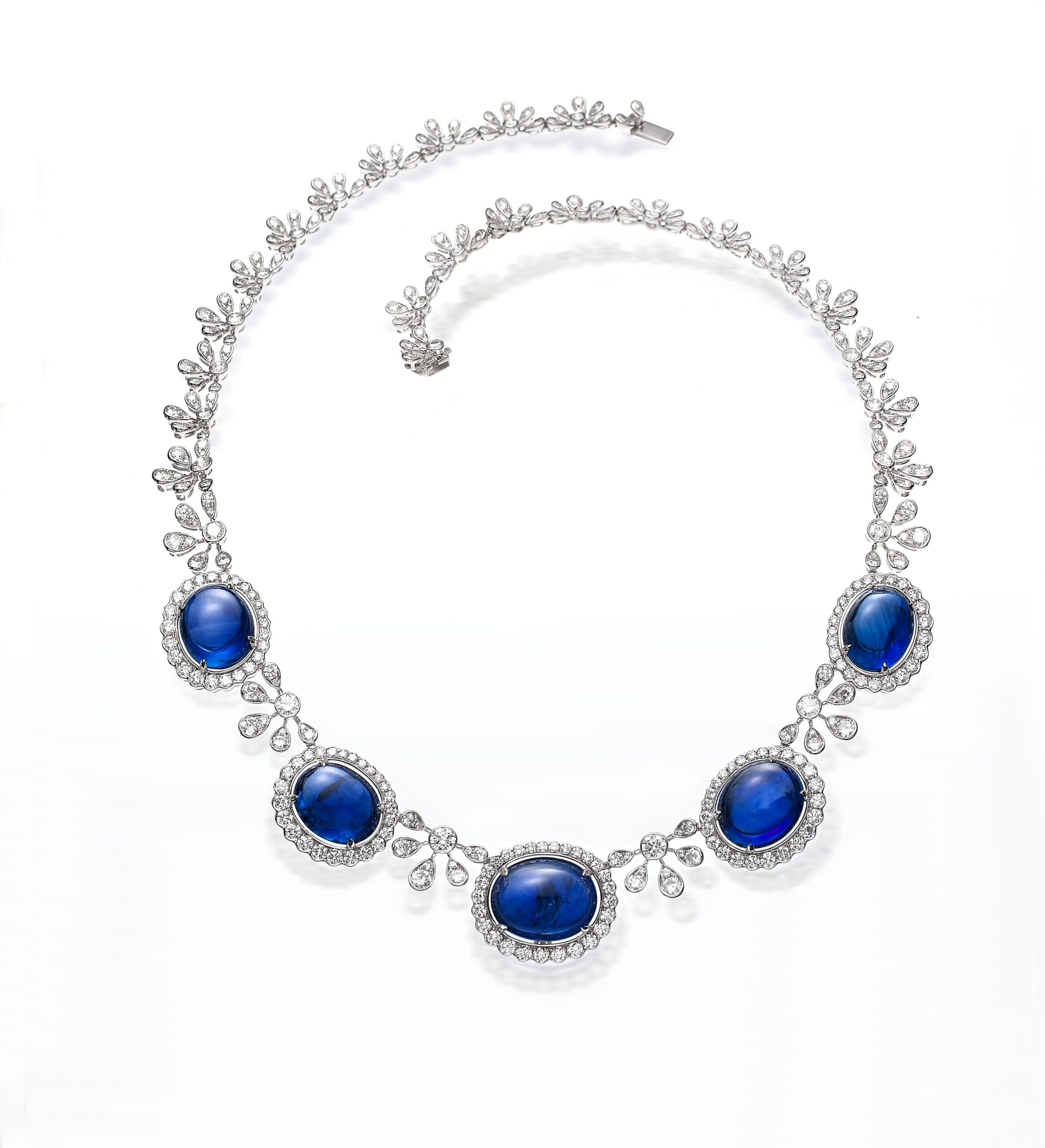 Royal Blue Sapphire Necklace