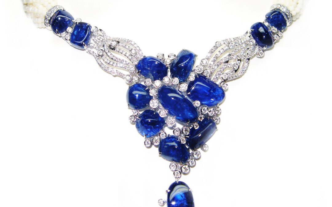 Royal Blue Sapphire Necklace