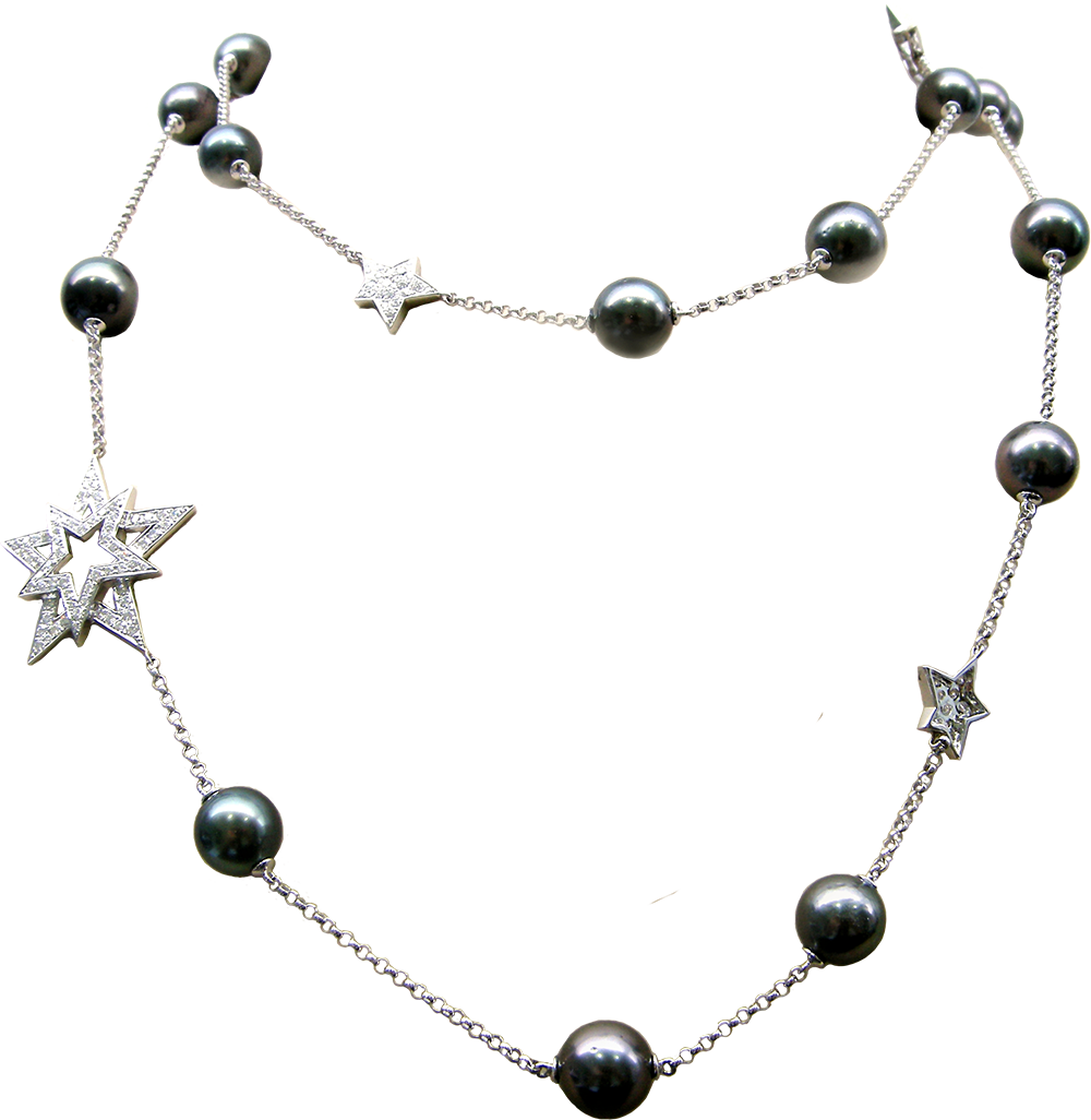 Black South Sea Pearl Necklace