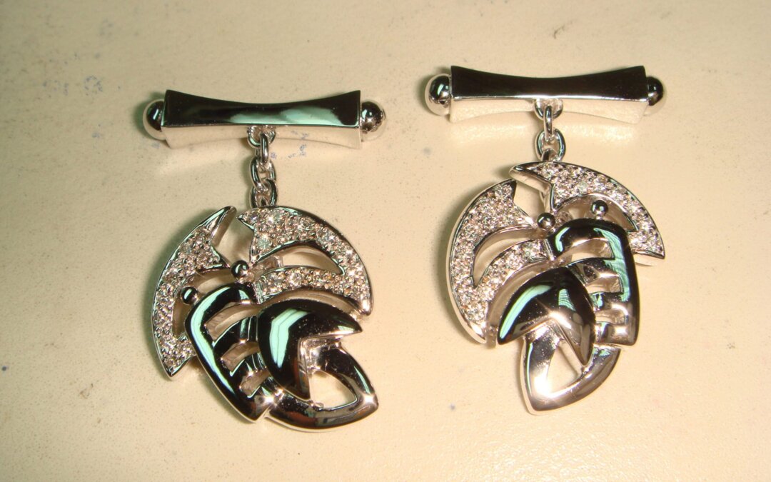 Royal Fancy Flawless and Diamond Earrings By Hatta