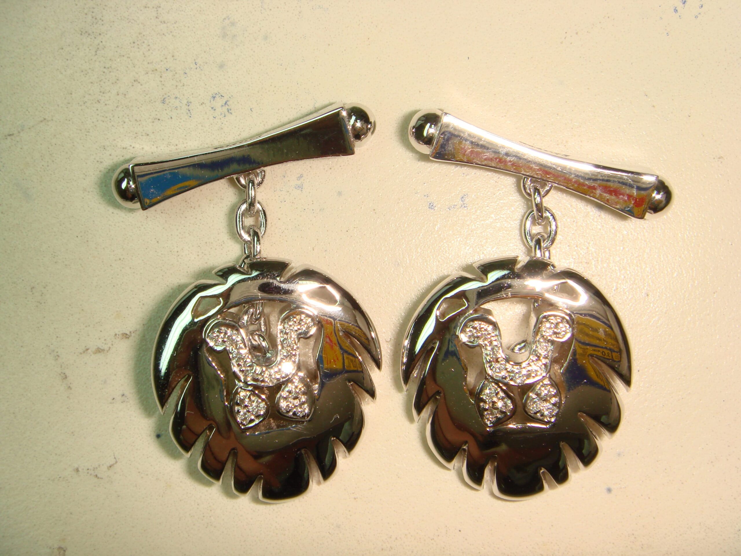Royal Fancy Flawless and Diamond Earrings By Hatta