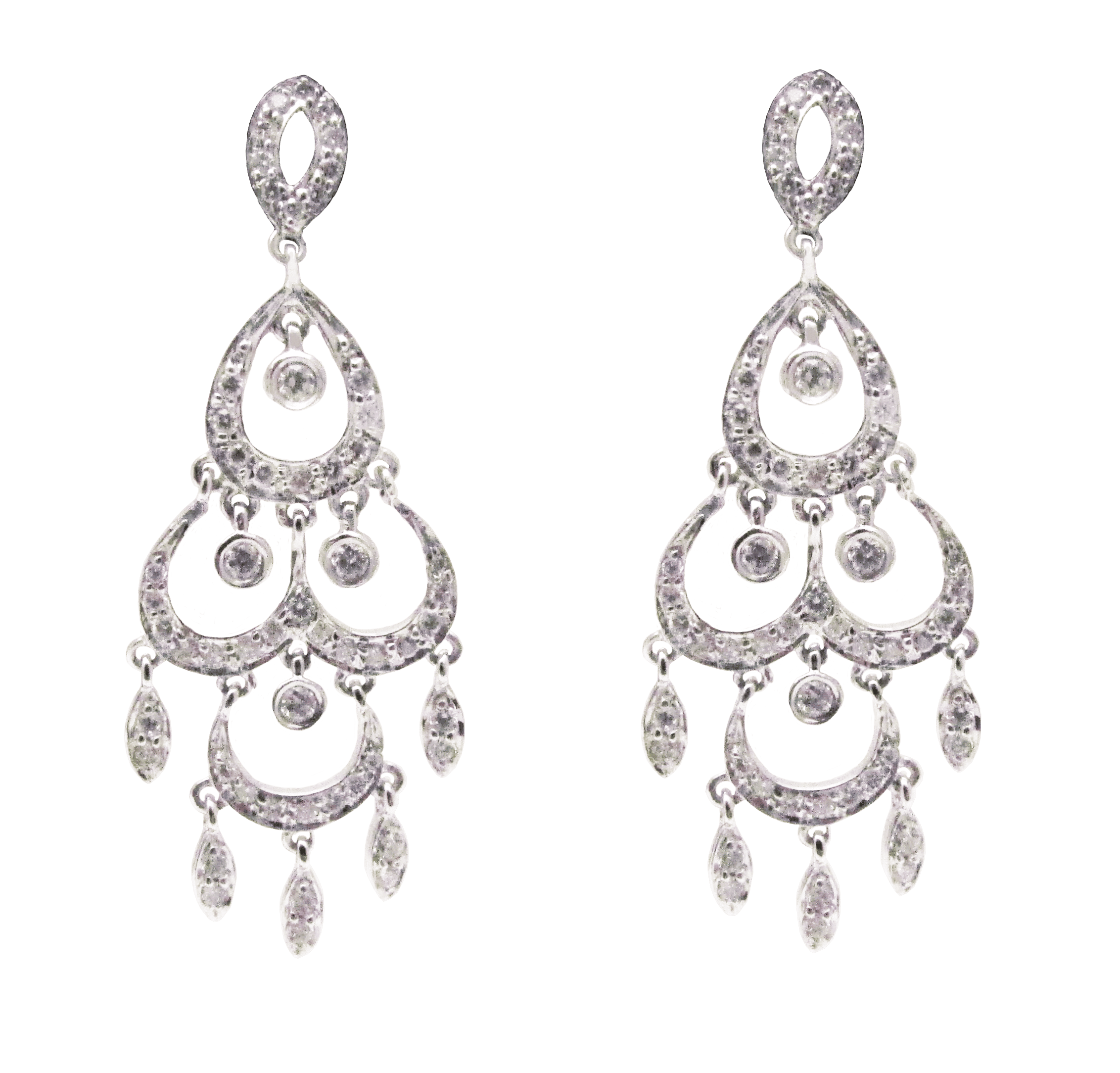 Royal Fancy Flawless and intense Diamond Earrings Suite By Hatta