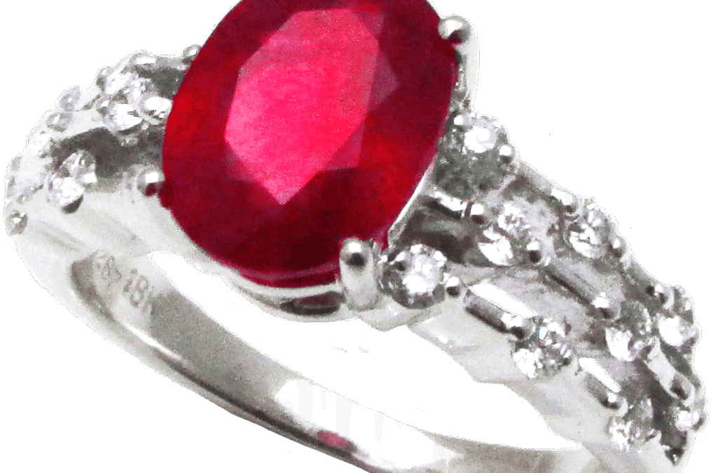 Royal Ruby and Diamond Ring