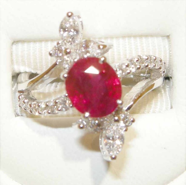 Royal Ruby and Diamond Ring