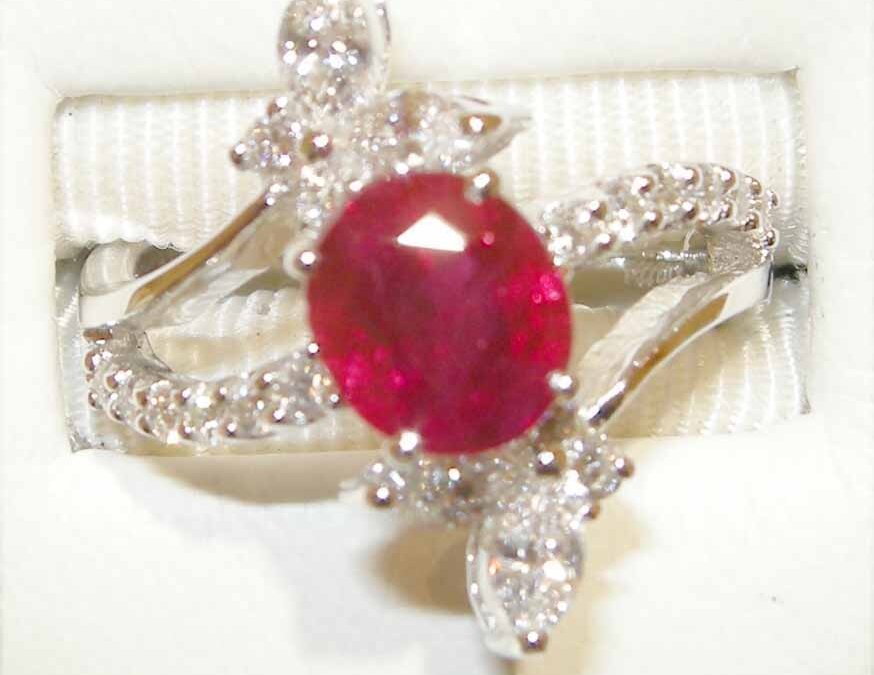 Royal Ruby and Diamond Ring
