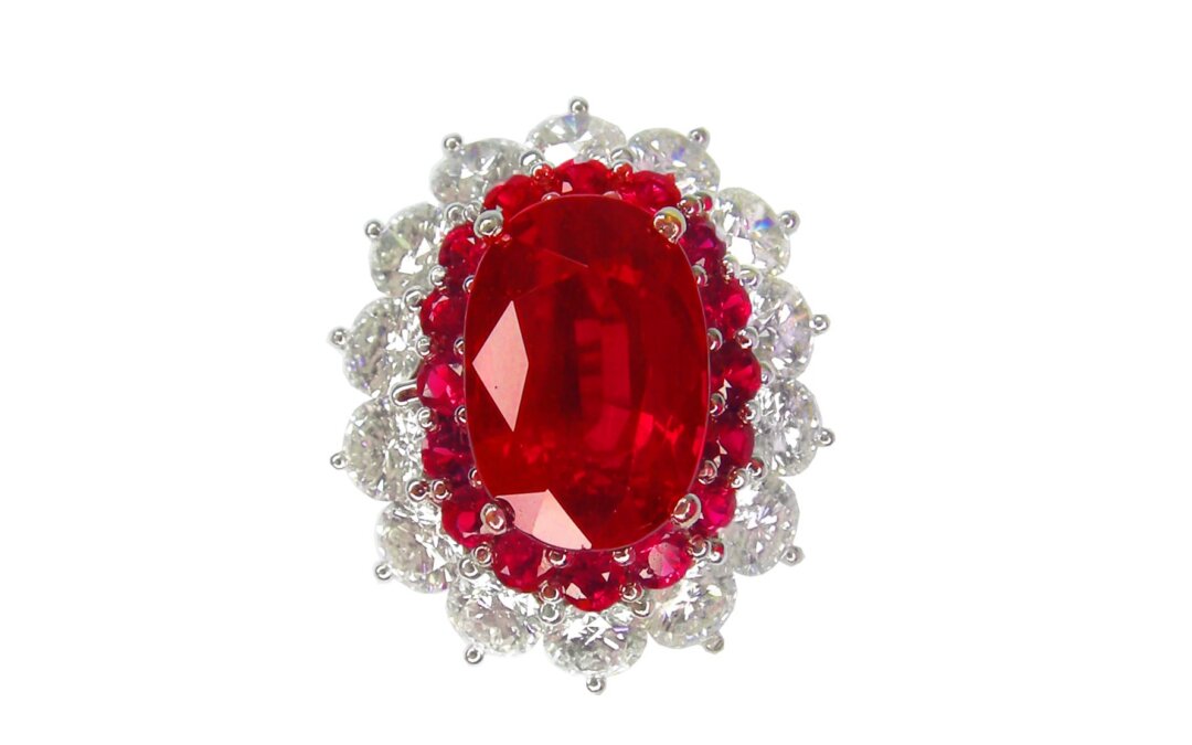 Royal Ruby and Diamond Ring