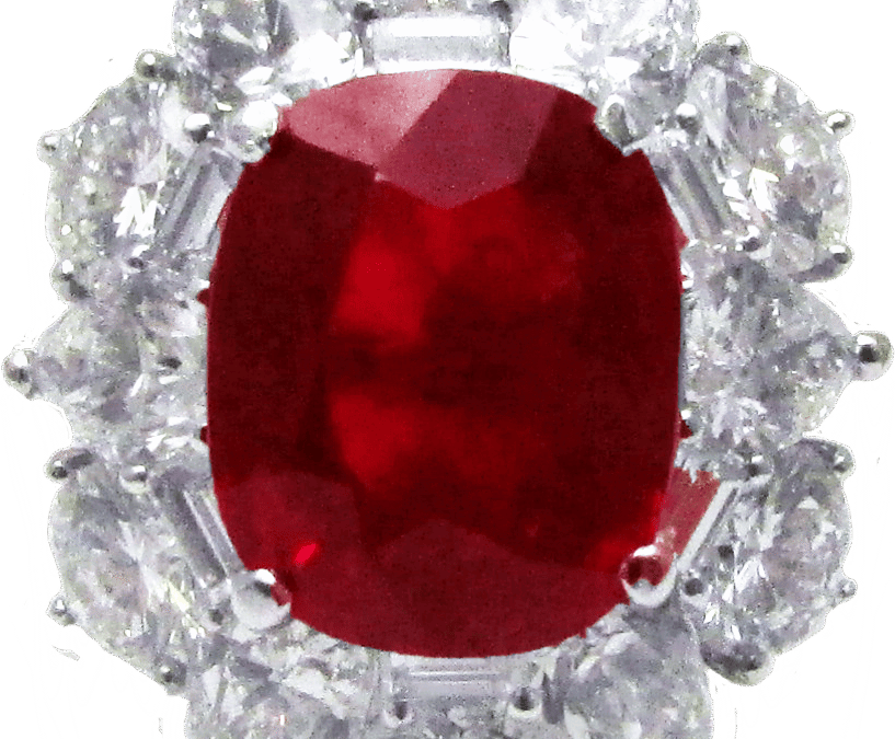 Royal Ruby and Diamond Ring