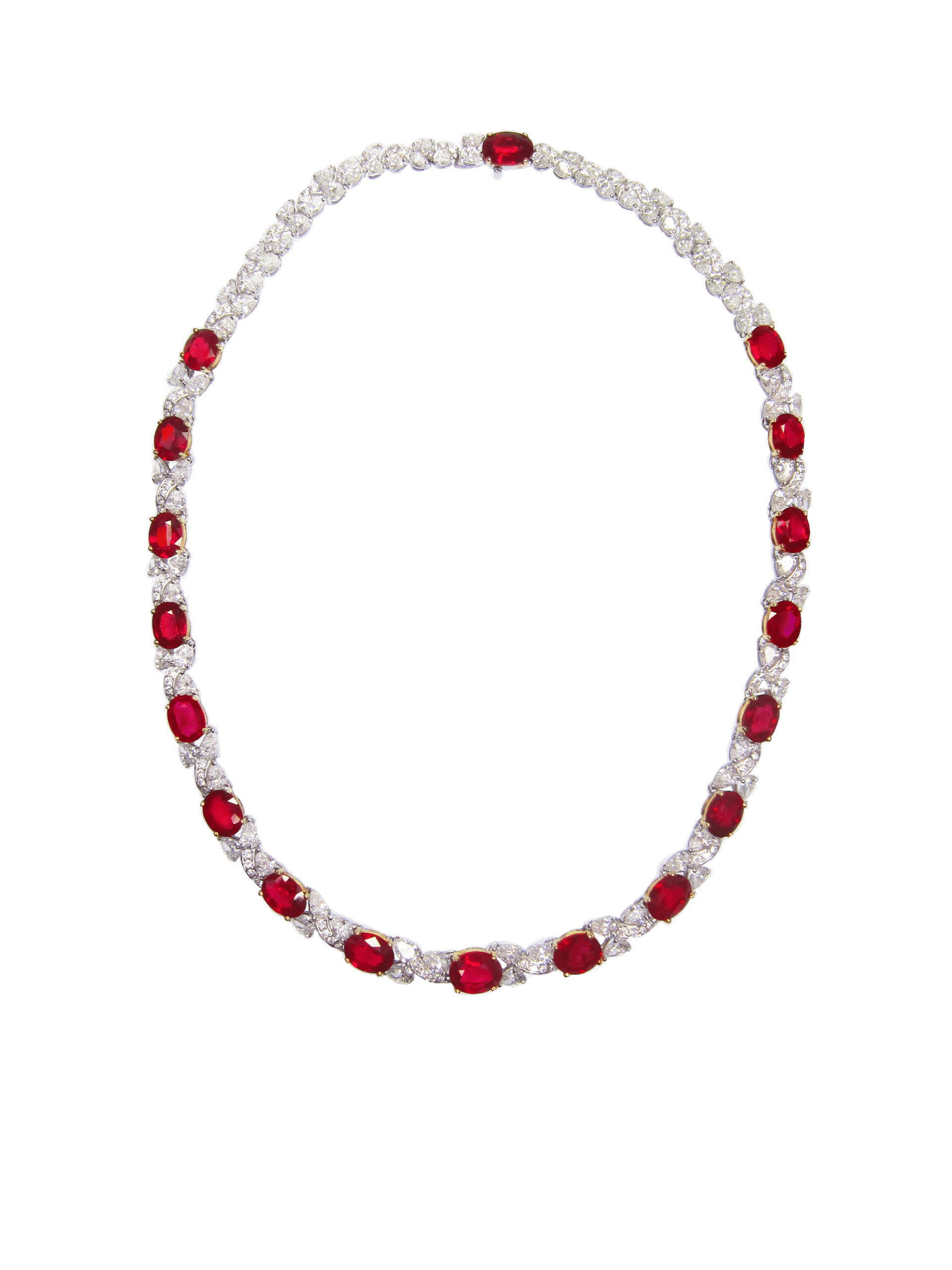 Ruby and Diamond set | Fiery Ruby | Burma Ruby | Diamond Suite