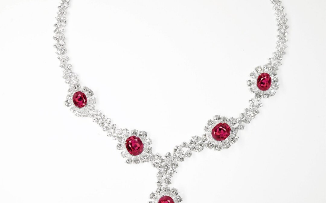 Royal Red Burma Ruby Diamond Bracelet