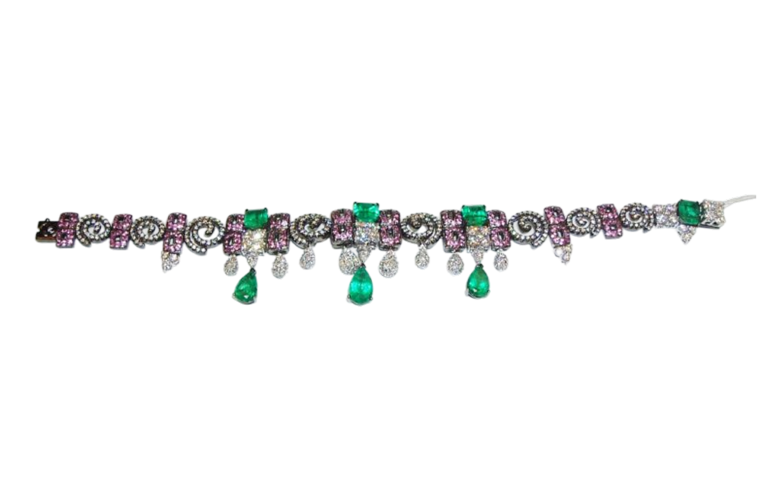 Royal Emerald Diamond Bracelet
