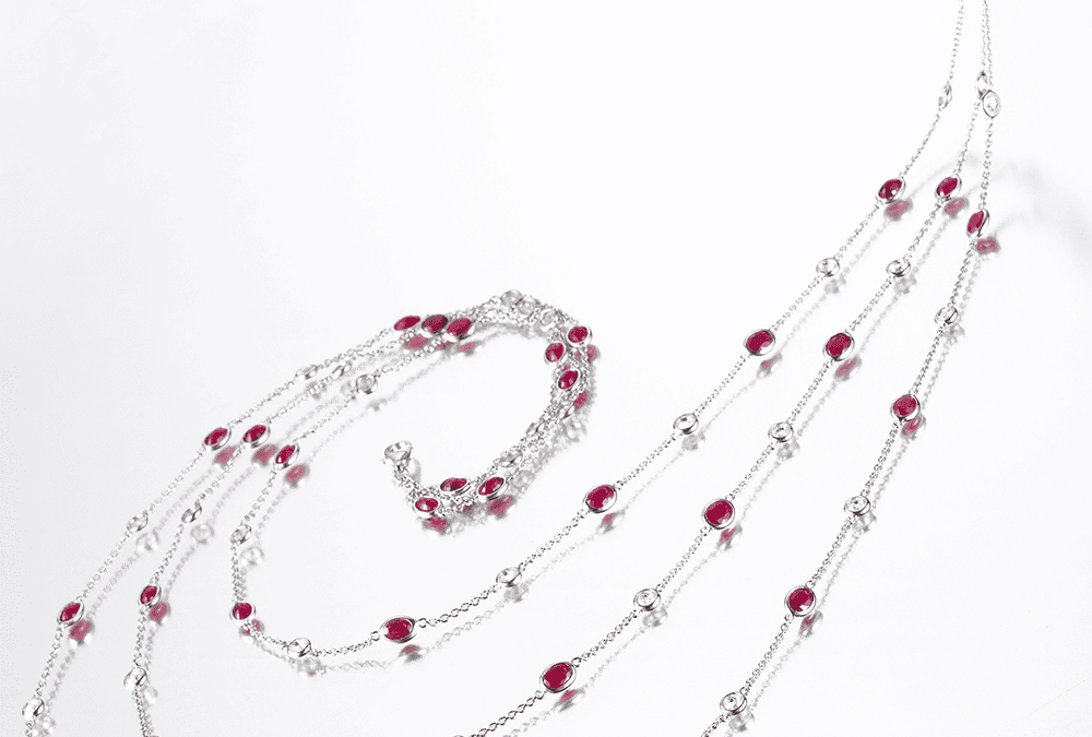 Royal Ruby and Diamond Necklace