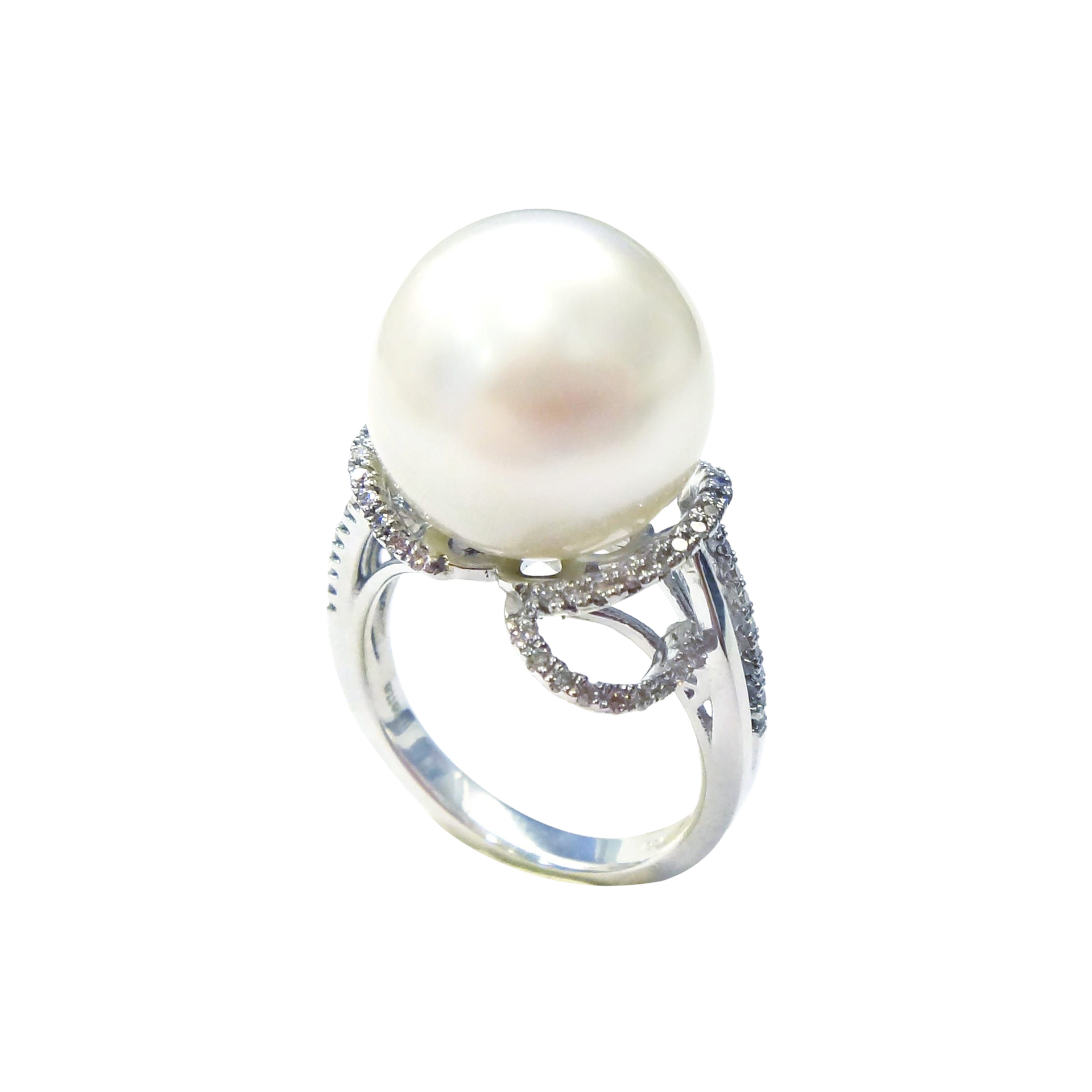 White South Sea Pearl Paraiba Diamond Suite