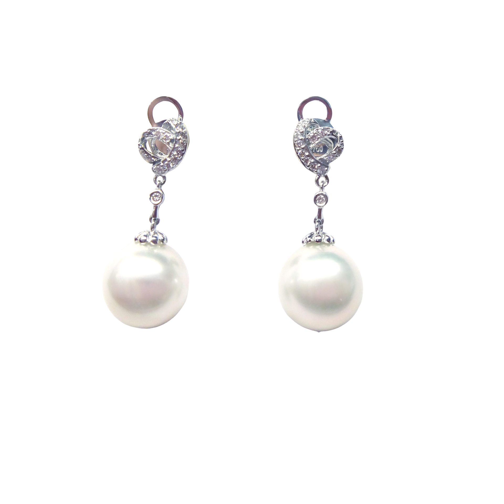 White South Sea Pearl Paraiba Diamond Suite
