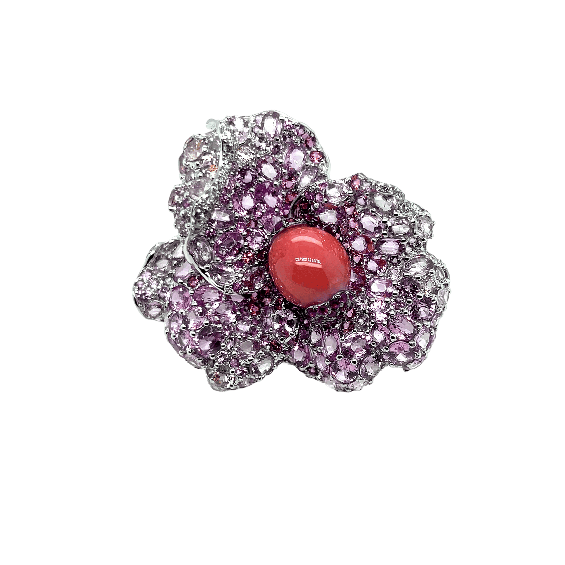 Royal Conch Pearl and Diamond Ring by Hatta