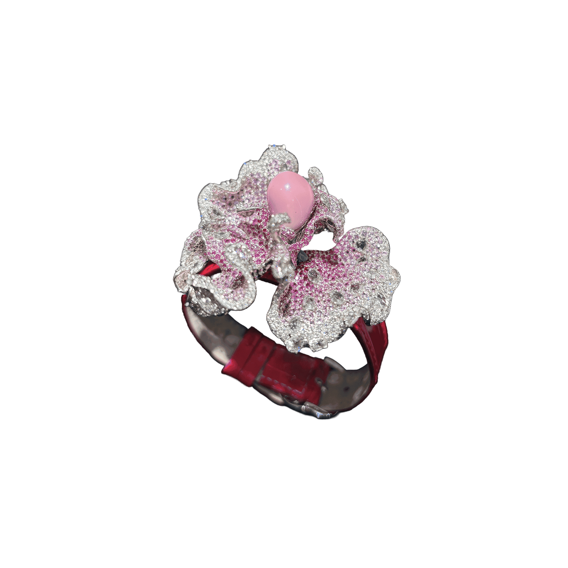Royal Conch Pearl and Diamond Ring by Hatta